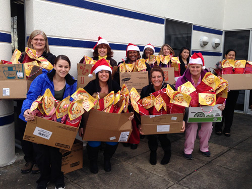 Employees Participate in “Stuff A Stocking”