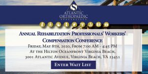 Annual Rehabilitation Professionals' Workers' Compensation Conference Friday May 8, 2020