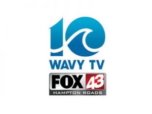 Wavy 10 and Fox 43 Hampton Roads Logo