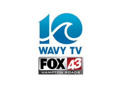 Wavy 10 and Fox 43 Hampton Roads Logo