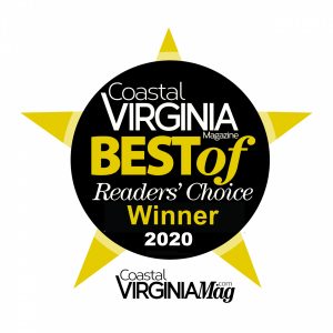 Coastal Virginia Magazine Best of Reader's Choice Winner 2020 Badge