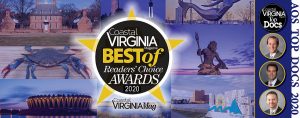 Coastal Virginia Magazine Best of Reader's Choice Winner 2020 Banner