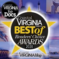 Coastal Virginia Magazine Best of Reader's Choice Winner 2020 Thumbnail