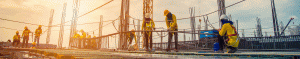 Construction Workers in Sunset