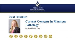 Current Concepts in Meniscus Pathology Title Page