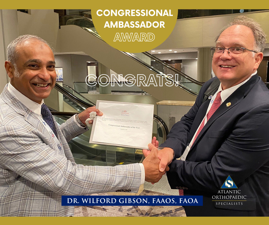 Dr. Wilford Gibson Awarded Congressional Ambassador Award