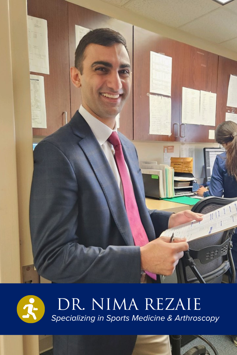 Meet Dr. Nima Rezaie: Our Newest Sports Medicine Specialist