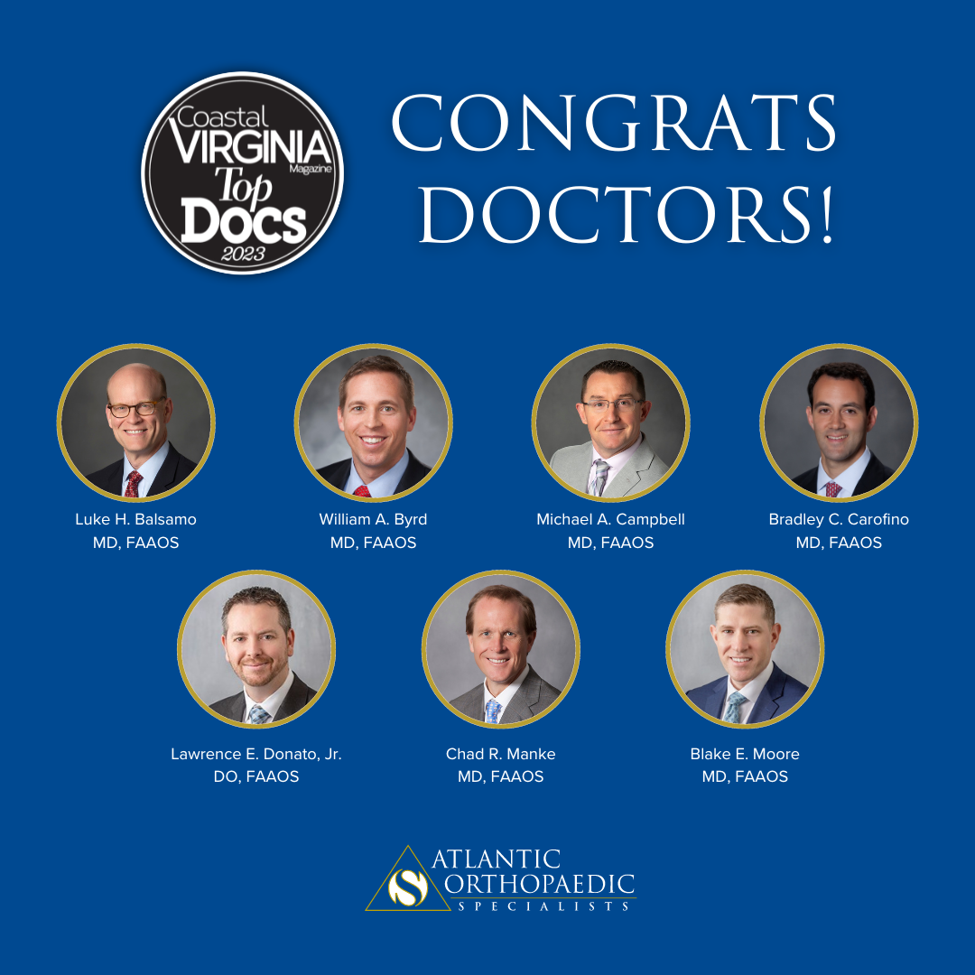 Coastal Virginia Magazine Names “Top Docs” 2023