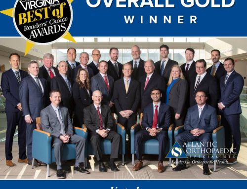Atlantic Orthopaedic Specialists Wins Overall Gold for Best Orthopedic Group in Coastal Virginia 2025