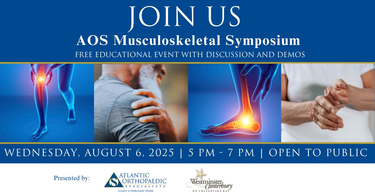 Free Orthopaedic Symposium in Virginia Beach- Aug 6, 2025 with Eight AOS Surgeons