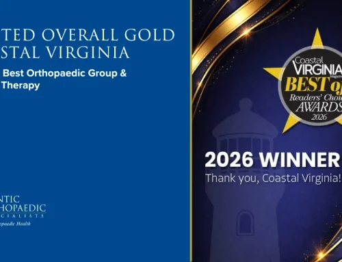 Atlantic Orthopaedic Specialists Wins Overall Gold for Best Orthopaedic Group and Best Physical Therapy in Coastal Virginia